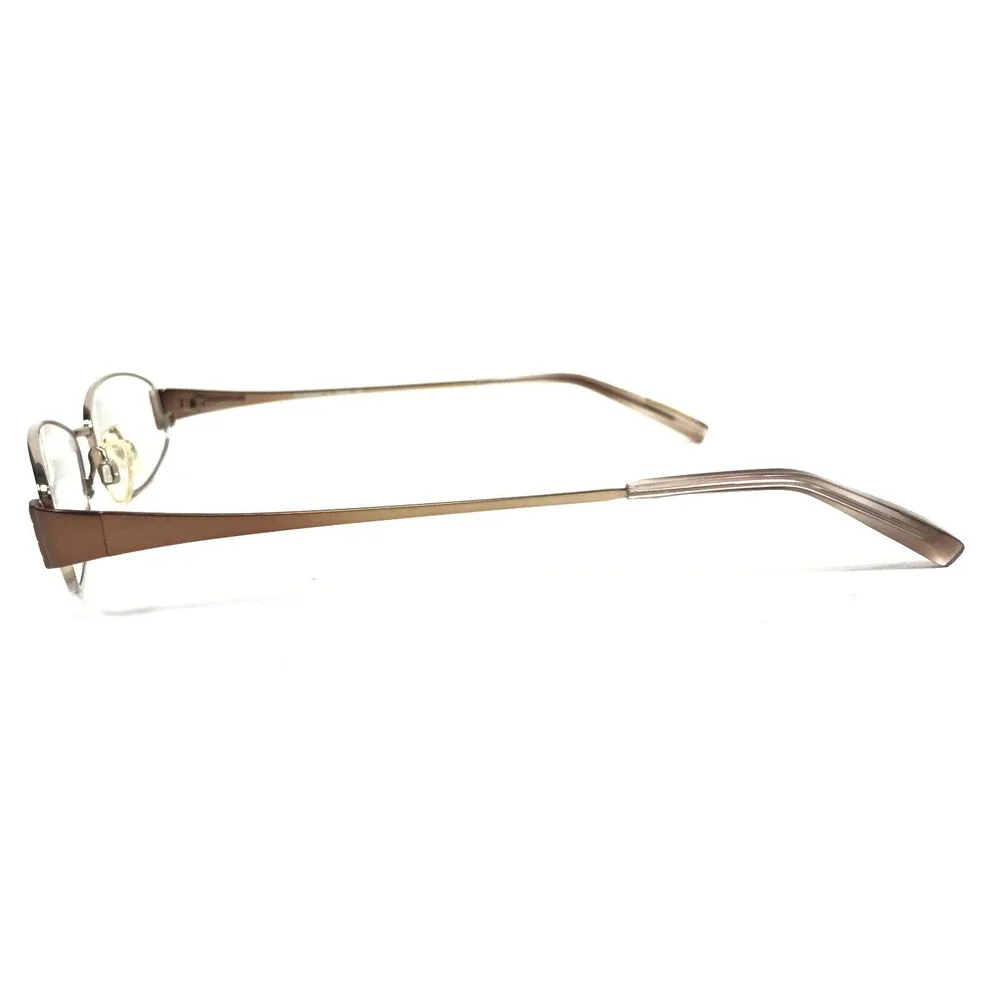 Covergirl Petite Eyeglasses Frames CG404 Col.084 Brown Crystals Wire 55-18-145